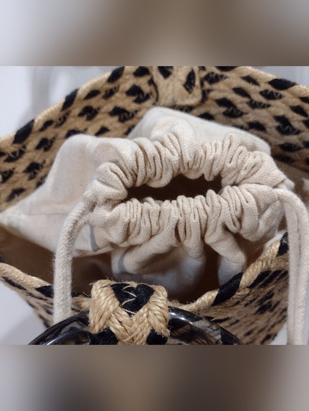 Aritzia-Main Character Woven Jute Crossbody Bag- Boho Hippy Natural Neutral Chic - Picture 7 of 8